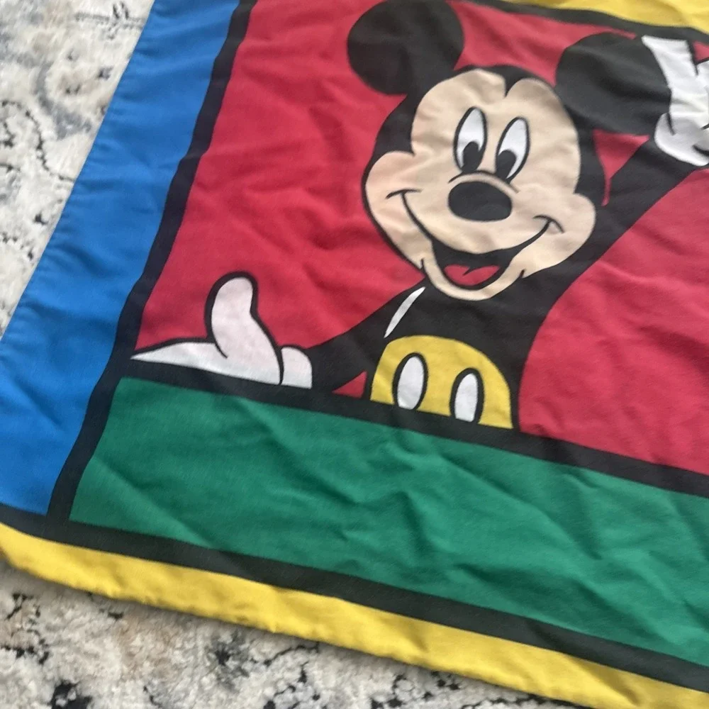 Mickey & Friends Pillow Case Lot Of 2 Vintage Standard Size Disney 29